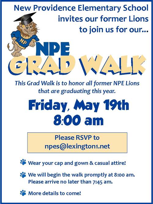 Grad Walk invite